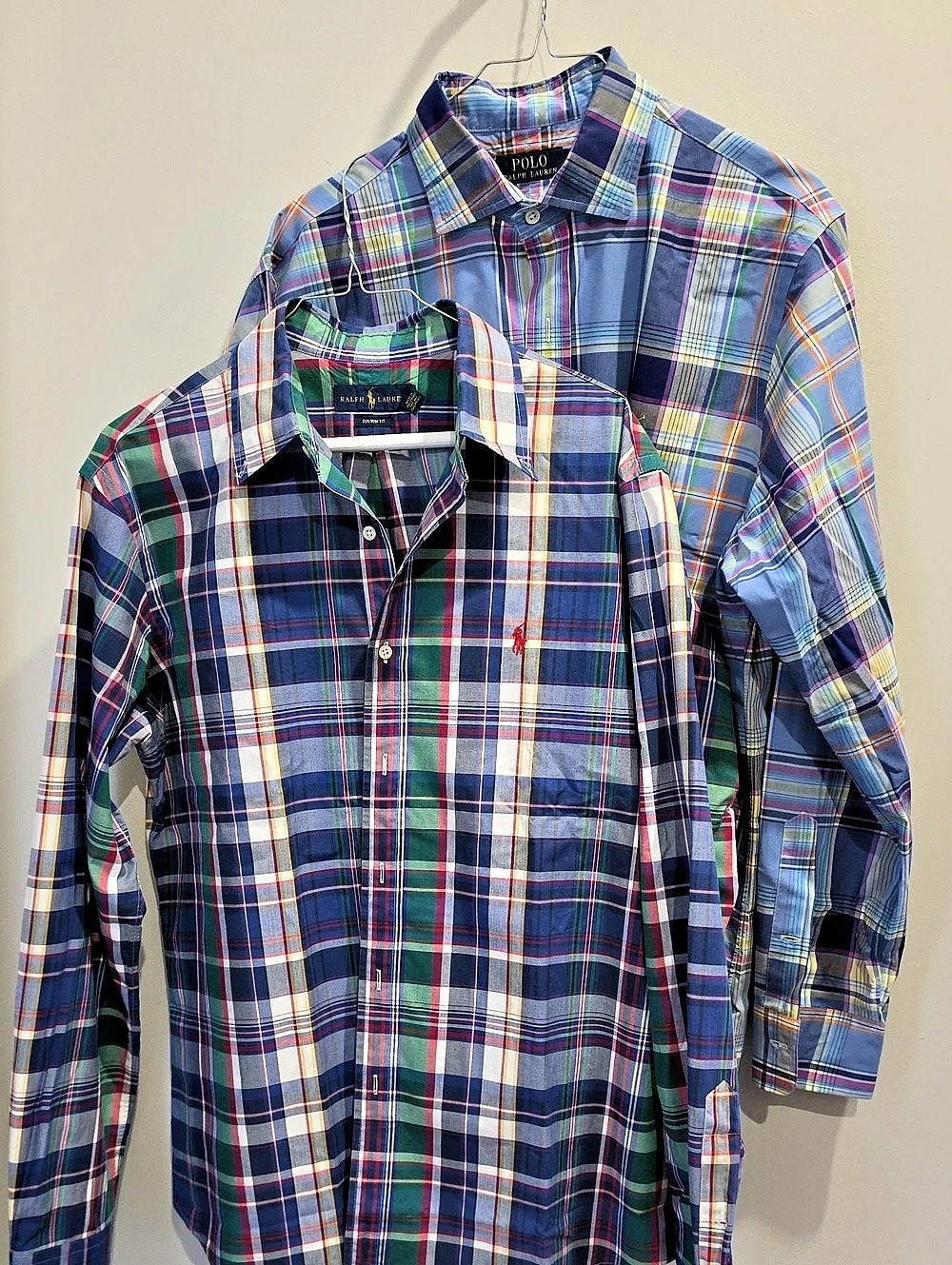 COMBO Polo Ralph Lauren Men's Plaid Button Down Shirts